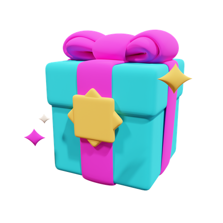 Caja de regalo  3D Icon