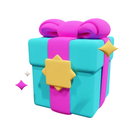 Caja de regalo  3D Icon