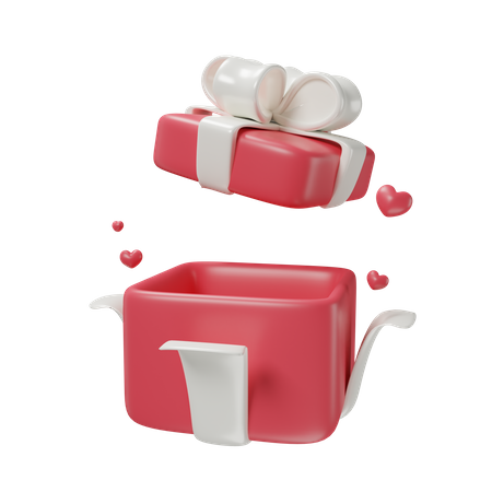 Caja de regalo  3D Icon