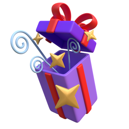 Caja de regalo  3D Icon