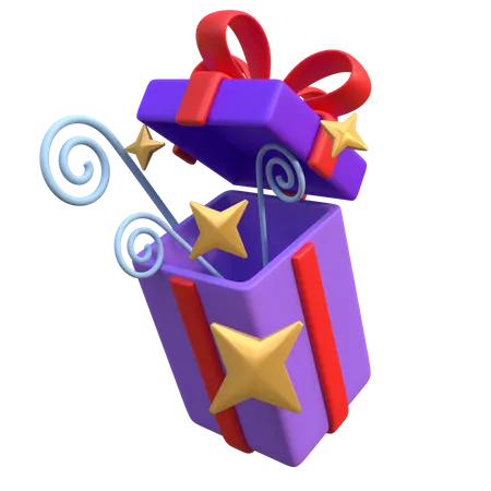 Caja de regalo  3D Icon