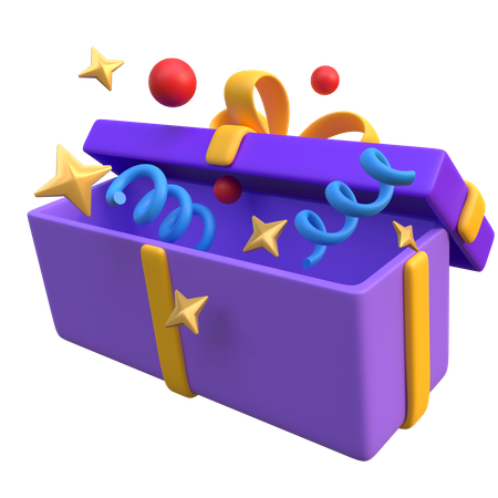 Caja de regalo  3D Icon