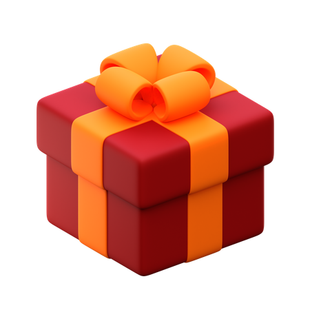 Caja de regalo  3D Icon