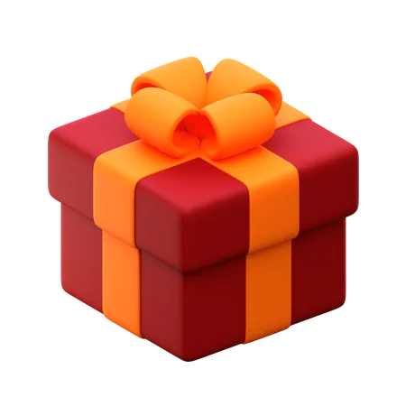 Caja de regalo  3D Icon