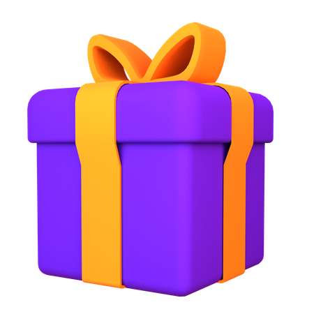 Caja de regalo  3D Icon