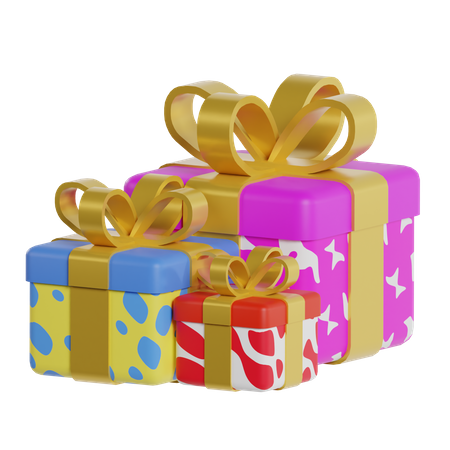 Caja de regalo  3D Icon