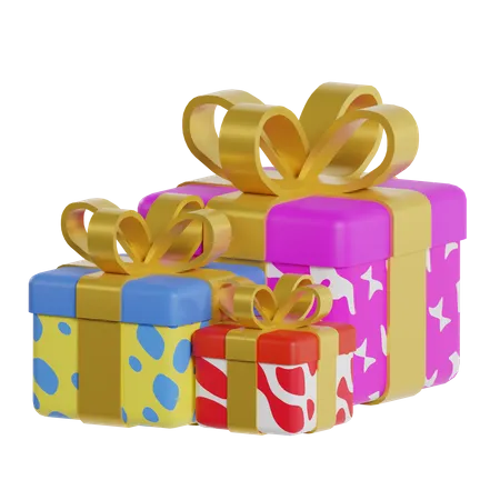 Caja de regalo  3D Icon