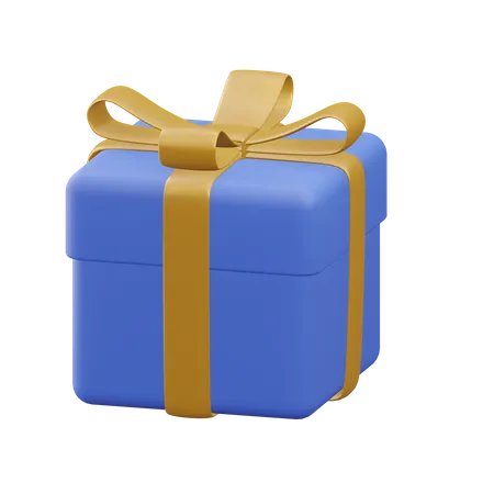 Caja de regalo de cubo  3D Icon