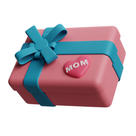Caja de regalo del día de la madre  3D Icon