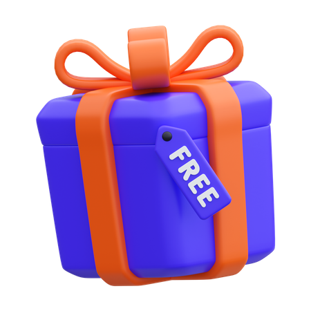 Caja de regalo gratis  3D Icon