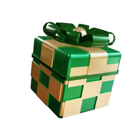 Caja de regalo rombo  3D Illustration