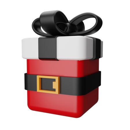 Caja de regalo de navidad  3D Icon