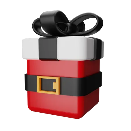 Caja de regalo de navidad  3D Icon