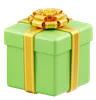 Caja De Regalo Navidad Verde