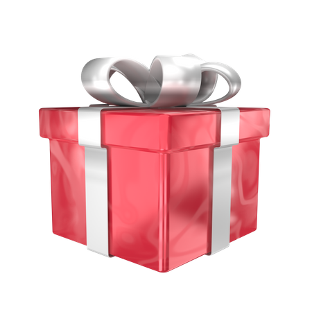 Caja de regalo presente  3D Icon