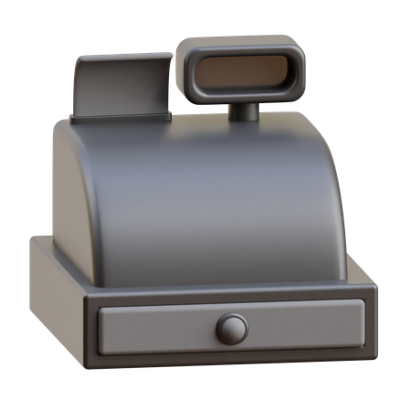 Caja registradora  3D Icon