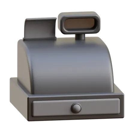 Caja registradora  3D Icon