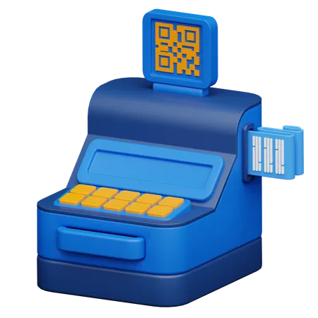 Caja registradora  3D Icon