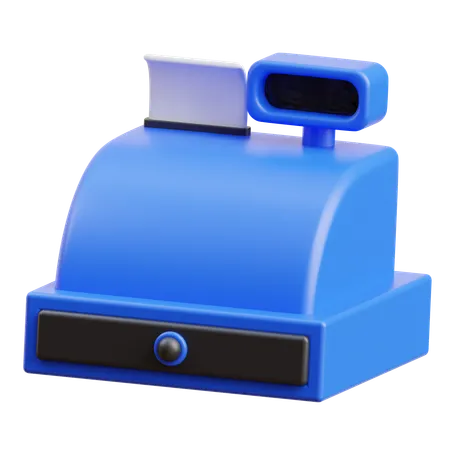 Caja registradora  3D Icon