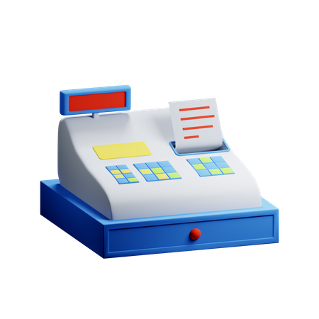 Caja registradora  3D Icon