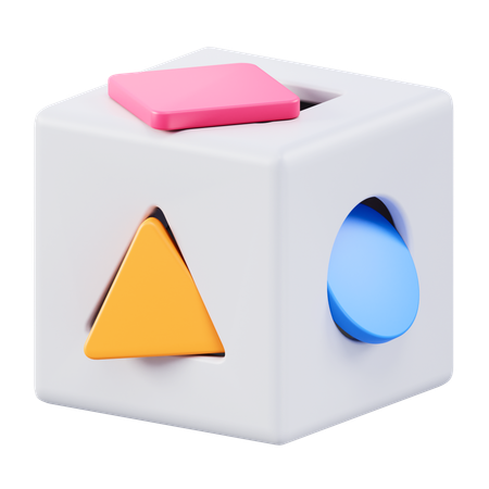 Rompecabezas de caja  3D Icon