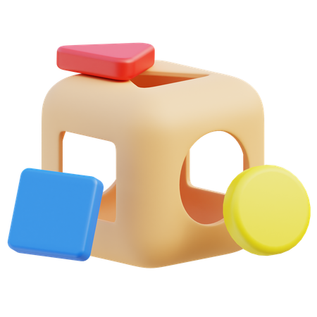 Caja de rompecabezas  3D Icon