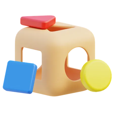 Caja de rompecabezas  3D Icon