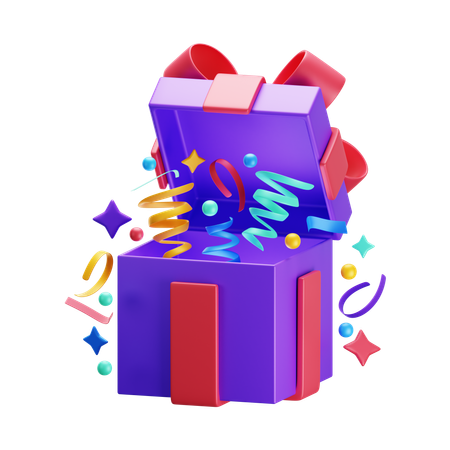 Caja sorpresa  3D Icon