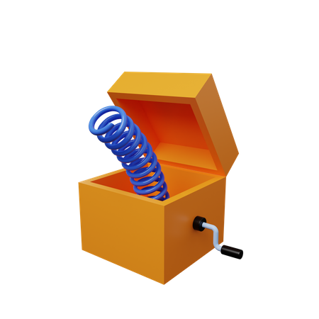 Caja sorpresa  3D Illustration