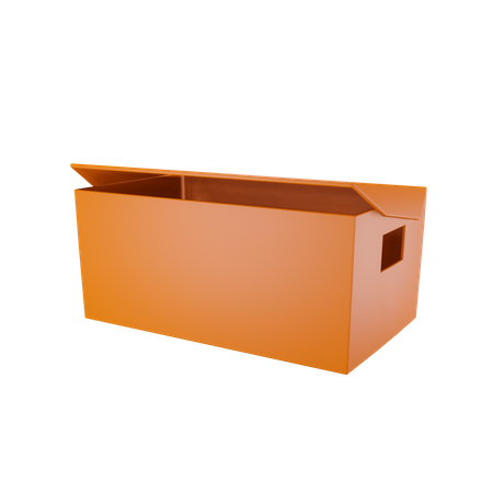 Caja superpuesta  3D Illustration