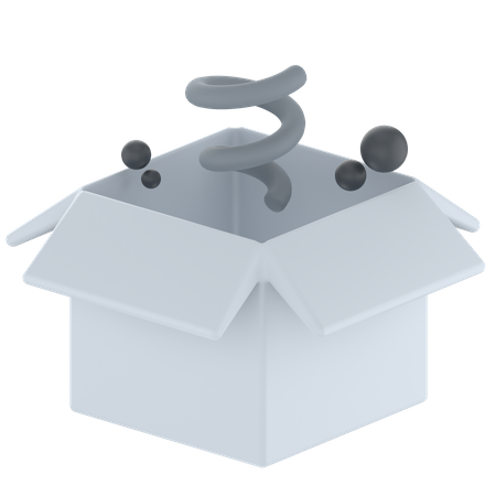 Caja vacia  3D Icon