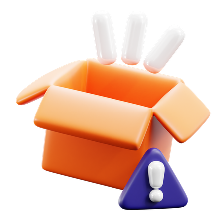 Caja vacia  3D Icon