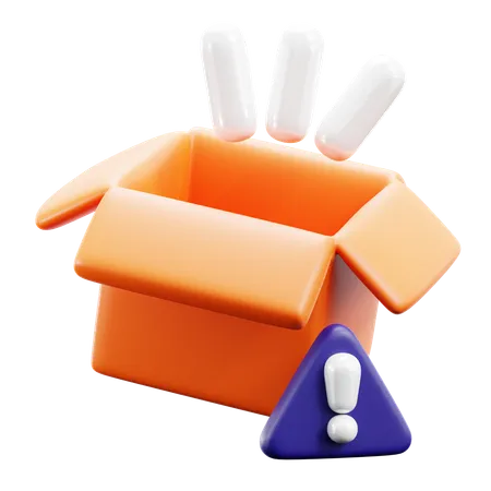 Caja vacia  3D Icon