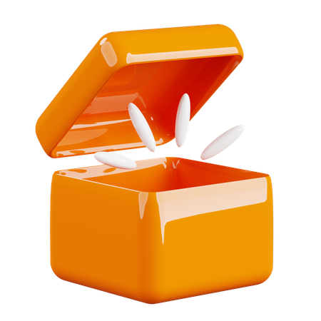 Caja vacia  3D Icon