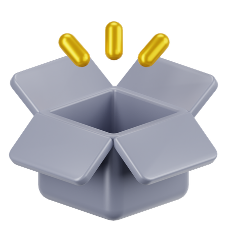 Caja vacia  3D Icon