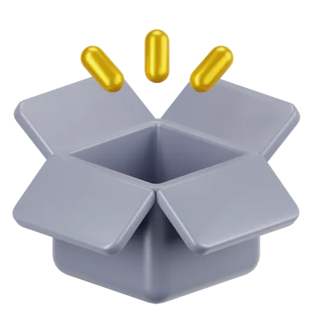 Caja vacia  3D Icon