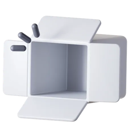 Caja vacia  3D Icon