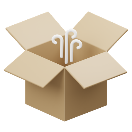 Caja vacia  3D Icon