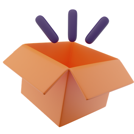 Caja vacia  3D Icon