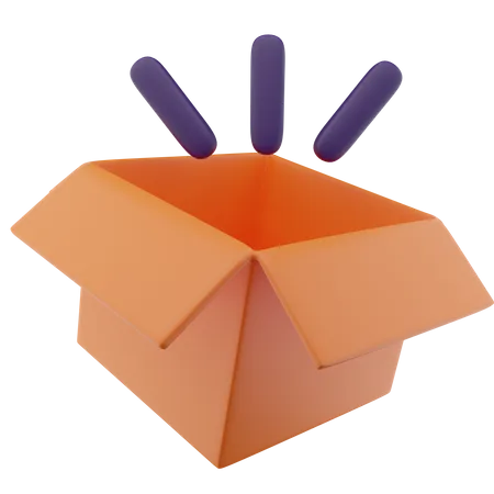 Caja vacia  3D Icon