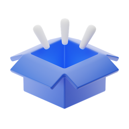 Caja vacia  3D Icon