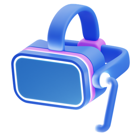 Caja vr con micrófono  3D Icon