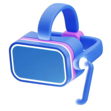 Caja vr con micrófono  3D Icon