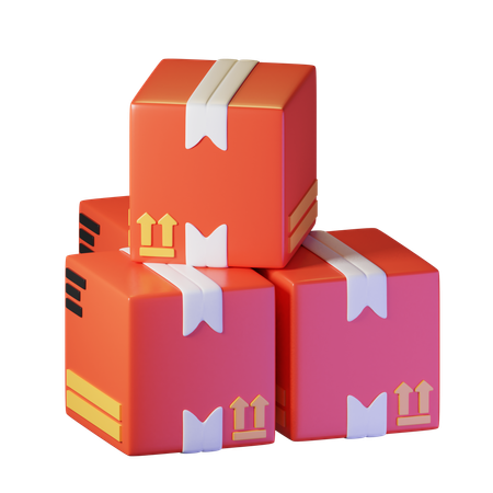 Cajas  3D Icon