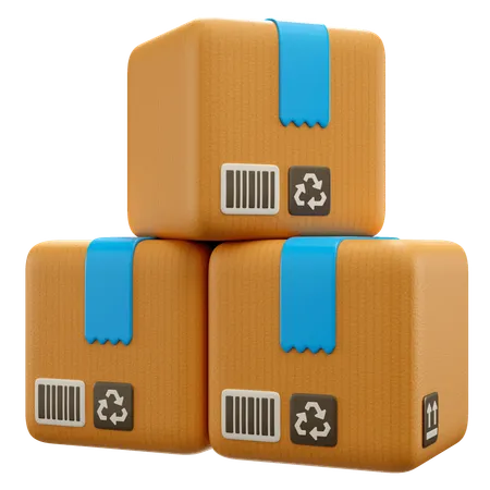 Cajas  3D Icon