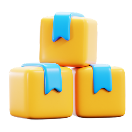 Cajas  3D Icon