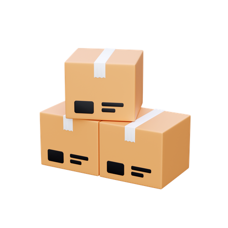 Cajas  3D Icon