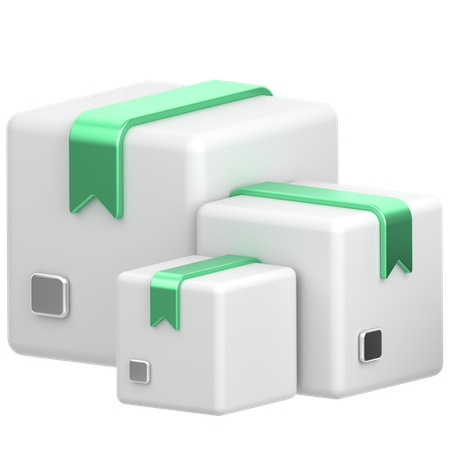 Cajas  3D Icon