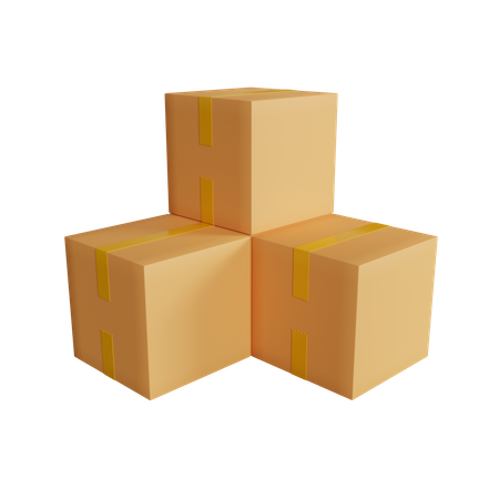 Cajas  3D Icon