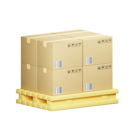 Cajas  3D Illustration